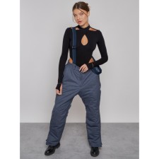 Полукомбинезон утеплённый женский, размер 58, цвет голубой