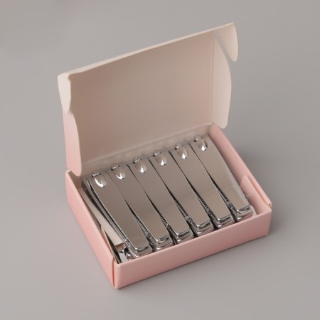 Kusachki-cannips are manicure, with a file, 5.5 cm, packing 12 pcs in a box, silver color-7