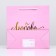 Package Gift craft "Love", pink, 22.5 x 23 x 10 cm