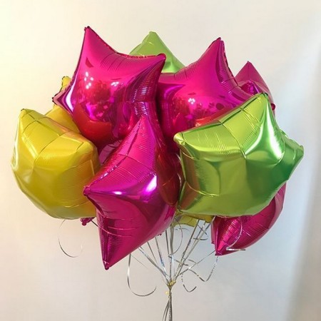 Foil ball 18 "Lime", star-1