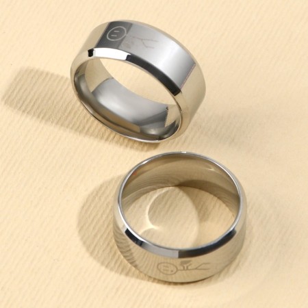 Ring "Love", paired 2 pcs, 7 x 9 cm-2