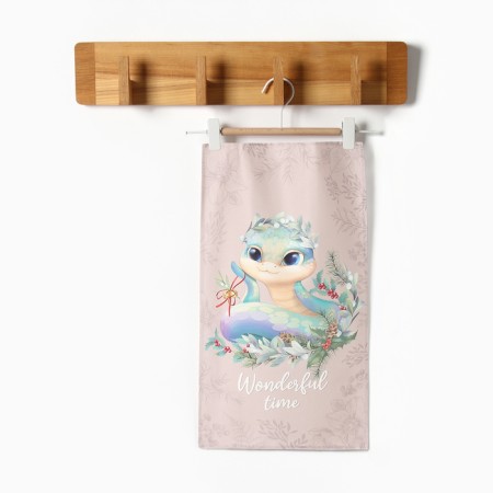Kitchen towel: New Year "Ethel" Wonderful Time 40x70 cm, 100% HL, sarzha 190 g/m2