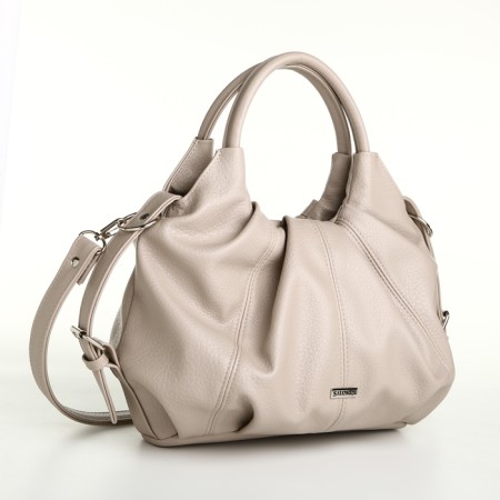 Women's bag with lightning, beige color-2
