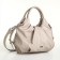 Women's bag with lightning, beige color