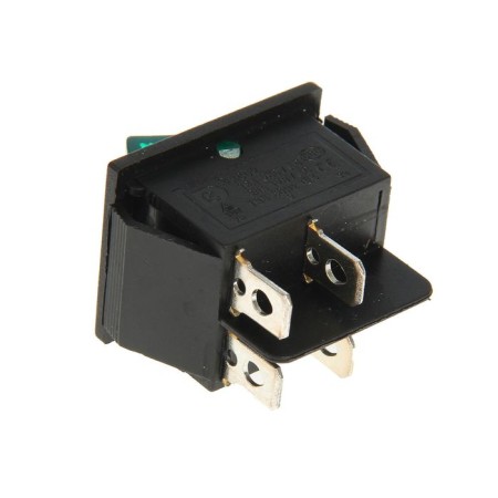Clivant switch Rexant RWB-502, 250 V, 16A (4C), On-OFF, Green, with backlight-1
