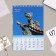 Calendar on a spring without a crossbar "Symbol of the year - 2" 2024, proverbs, 17x25 cm