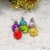 Set of balls plastic D-3 cm, 24 pcs "gloss" rainbow mix