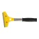 Tundra scraper, fixed blade 100 mm, metal rubberized handle 100 mm