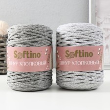 Knitting cord without a core 70% cotton, 30% polyester width 3mm 100m/160 ± 10g (107) mix