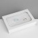 Stand for jewelry "Casket" 36 seats, 16 × 11.5 × 3 cm, white color
