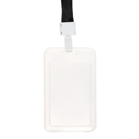 Baig-carman is vertical, transparent, plastic, external 112x68mm, internal 85x54mm, tape 80x1.5cm.-2