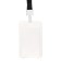 Baig-carman is vertical, transparent, plastic, external 112x68mm, internal 85x54mm, tape 80x1.5cm.
