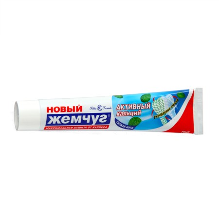 Toothpaste New Pearl "Complex", with a strong aroma of mint, 75 ml-1