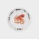 Set of porcelain plates for Sealife pizza, 7 objects, Mix drawing