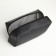 Cosmetic bag with lightning, black color