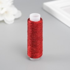 Lurex thread for creativity 200 ± 5 m, red
