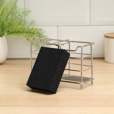 Cleaning sponge "Miracle Gup", 10.5 × 7 × 2.5 cm, reinforced