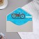 Money envelope "On Birthday!" Cutting, embossing, stars, 9.3x19 cm