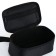 Cosmetic bag with lightning, black color