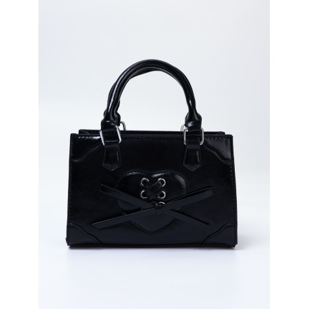Women's bag, 20*8*14, lightning departure, belt lengths, black-2