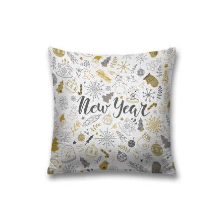 Decorative pillowcase "New Year", on a zipper, size 45x45 cm