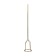 Mixer for Denzel 848427 gypsum mixtures, hexagonal shank 8 mm, 100x590 mm