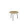 Journal table "Reed 430", 550 × 550 × 450 mm, sonoma oak color