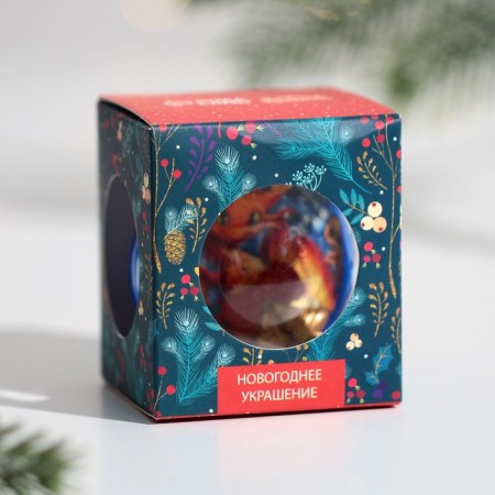 Christmas tree toy-chart "Dragon", d = 6 cm-2