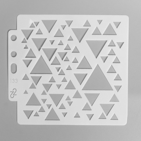 Stencil plastic "Geometry" set 9 pcs 13x14 cm-1