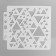 Stencil plastic "Geometry" set 9 pcs 13x14 cm