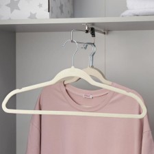 Clothing shoulders, size 46-48, flocked coating, price per pcs, white color