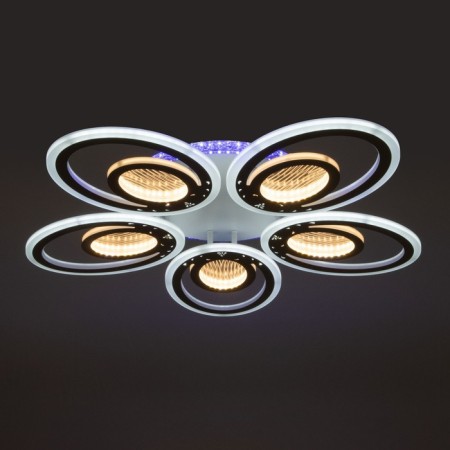 Causteen from the remote control 1911/5wt LED 160W Dimmer white 68x68x8.5 cm Bayerlux-7