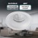 Lamp Built -in ERA WR4, IP44, 12W, 90x43 mm, white matte color