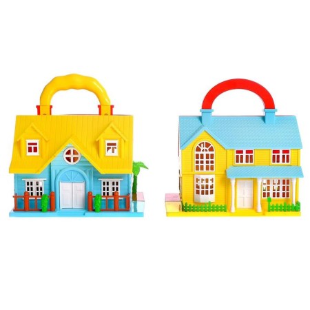 House for dolls "Cosiness" folding, with figures and accessories-2