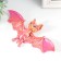 Souvenir-Antistress "Bat Bartog Mouse" 23.5x11.5x3.8 cm, pink chameleon