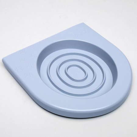 Toilet for teaching cats to a toilet 39.2 x 38.7 x 3 cm, gray-2