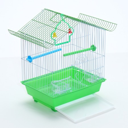 Poultry cell equipped BD-1/1D, 30 x 23 x 39 cm, green (packing 12 pcs)-4