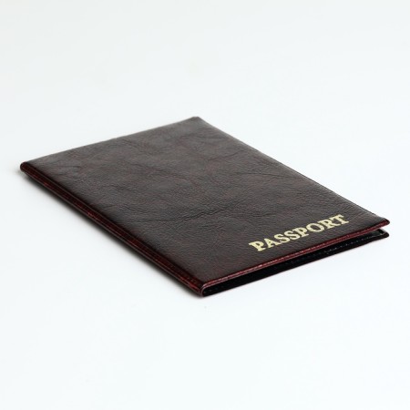 Passport cover, brown color-3