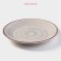 Ceramic dining "Temptation", d = 22 cm, gray color.