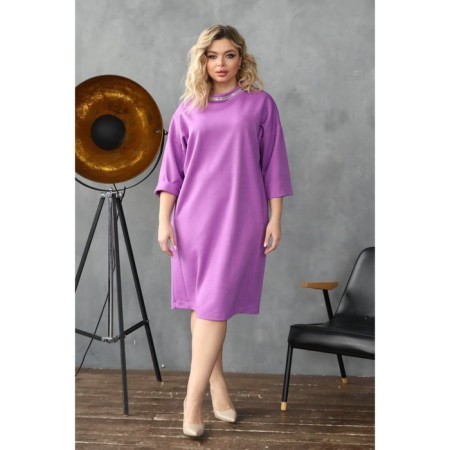 Women's dress, size 52, purple color-6