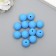 Busina Silicon "Round" Royal Blue D = 1.2 cm