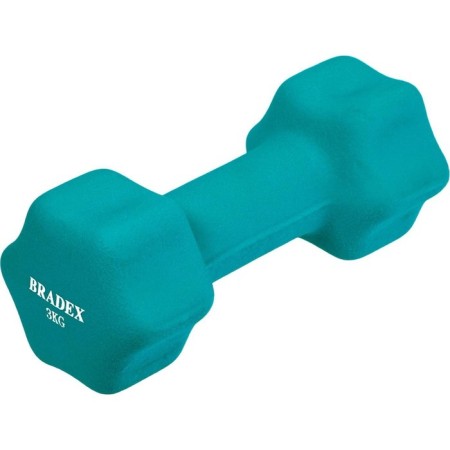 Neoprene dumbbells Bradex SF 0543, Blue, 3 kg