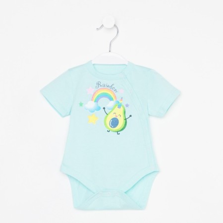 Semi-combination (body) for boy A.042-63-3., Blue color, height 62