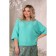 Female jumper, size 58, turquoise color