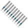 GROSS 11325, SL5.0x50 set set, S2 steel, 10 pcs