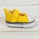 Semicircks for dolls, sole length 5 cm, yellow color