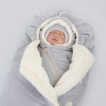 Set for discharge Winter Kinderlitto "Mikosh", 5 items, height 56-62 cm, color gray color-8