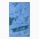 Tmachry Ethel towel "Ivan" Blue, 50x90cm, 100% cotton, 420g/m2