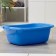 Ovalny basin "Aquarius", 11 l, blue color