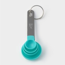 A set of measured spoons of the Pesto shares, 4 pcs: 15 ml, 7.5 ml, 5 ml, 2.5 ml, MIX color
